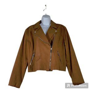 NWOT💃🏼 Nine West Faux Leather Moto Jacket